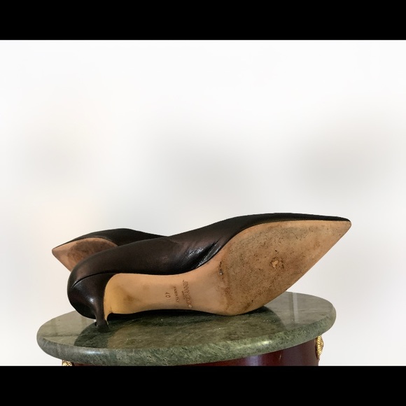 SOLD Jimmy Choo kitten heel black pumps - Picture 6 of 10